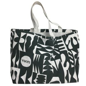 Vuori Canvas Tote Bag Extra Large Limited Edition Cody Hudson Abstract Print